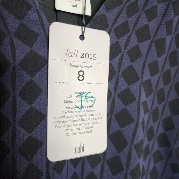 Cabi Harlequin Dress Size Medium NWT - Picture 5 of 14